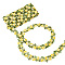 3D Flower Embroidery Polyester Lace Trim, Flower Trimming, Garment Accessories, Yellow, 3/4 inch(20mm)