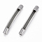 Tarnish Resistant 304 Stainless Steel Tube Beads, Stainless Steel Color, 40x5mm, Hole: 2.5mm