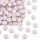 Preciosa® MAXIMA Crystal No Hotfix Flatback Stones, Czech Crystal, Dura Foiling, Round(438 11 615 Chaton Rose), 71350 Rose Opal, SS8(2.3~2.5mm)