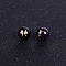 Synthetic Blue Goldstone Carved Constellation Beads, Round Beads, Pisces, 10mm