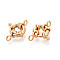 Brass Spring Ring Clasps, Cadmium Free & Nickel Free & Lead Free, Real 18K Gold Plated, 18.5mm