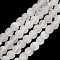 Natural Selenite Beads Strands, Round, 4mm, Hole: 0.5mm, about 103pcs/strand, 15.87''(40.3cm)
