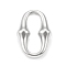 Non-Tarnish 304 Stainless Steel Linking Rings, Oval, Stainless Steel Color, 18.5x12x4.5mm, Inner Diameter: 4.5x15mm