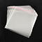 OPP Cellophane Bags, Square, Clear, 16x16cm, Unilateral Thickness: 0.035mm, Inner Measure: 13.5x16cm