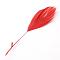 Fashion Goose Feather Costume Accessories, Red, 130~190x12~38mm