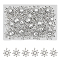 Tibetan Style Alloy Solar Eclipse Pendants, Cadmium Free & Lead Free, Sun, Antique Silver, 34x31x3mm, Hole: 2mm, 60pcs/box