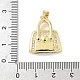 Латунные микро проложить кубического циркония подвески KK-L239-039G-3