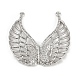 Латунные микро проложить кубического циркония подвески KK-M322-24P-1