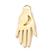 Кулоны из экологически чистой латуни с эмалью KK-D079-13G-3
