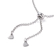 Изготовление браслета-слайдера из нержавеющей стали 304 Rolo Chain X-AJEW-JB01117-02-4