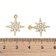 Сплава кристалла горный хрусталь подвески FIND-M018-16G-3