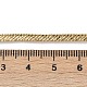 Колье из латуни с плоской змеиной цепочкой NJEW-R260-01G-4