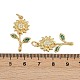 Латунные микро проложить кубического циркония подвески ZIRC-I367-09G-3
