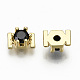 Латунь микро проложить Циркон кабошоны KK-S061-48G-A-NR-2