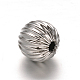 Круглые рифленые бусины из нержавеющей стали 304 STAS-I050-01-12mm-2