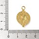 Подвески из нержавеющей стали 304 со стразами STAS-I322-27G-06-4