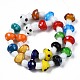 Гриб ручной Lampwork бисер пряди X-LAMP-R116-03A-2