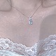 Женские кулоны в виде флаконов духов с прямоугольной подвеской из латуни и стразами FS-WG20949-01-3