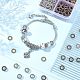 400шт 4 стильные бусины из сплава в тибетском стиле TIBE-NB0001-24-3
