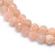 Натуральный Sunstone бисер пряди G-E411-13B-4mm-3