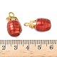 Подвески из нержавеющей стали 304 с эмалью STAS-I346-14G-01-3