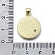 Небесные подвески из латуни с микропаве из кубического циркония KK-V010-04G-01-3