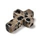 Подвески из синтетической далматинской яшмы FIND-C040-01G-1-2