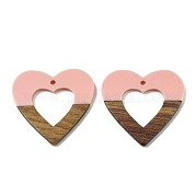 Подвески из смолы и ореха WOOD-I013-10A