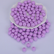 Круглые силиконовые фокусные бусины SI-JX0046A-98