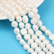 Нити из натурального культивированного пресноводного жемчуга PEAR-P064-20L-01A