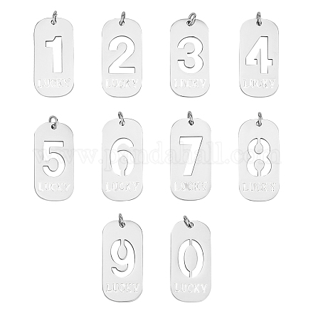 10 шт. 10 подвески из нержавеющей стали 201 STAS-UN0026-25-1