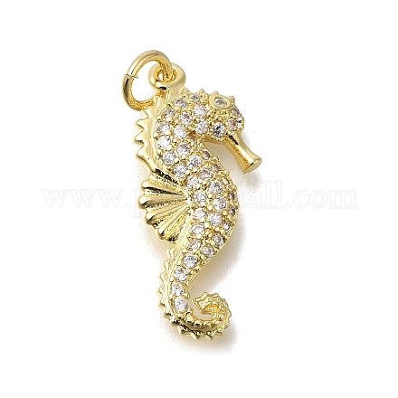 Латунные микро проложить кубического циркония подвески KK-R002-18G-1