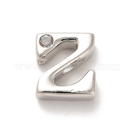 Стойки обшивки латунь кубического циркония бусы KK-L210-008P-Z-1
