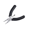 Non-Tarnish 40cr13 Stainless Steel Bent Nose Pliers, Mini Jewelry Pliers, Stainless Steel Color, 9.4x8x1.2cm