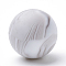 Food Grade Eco-Friendly Silicone Beads, Round, WhiteSmoke, 8~10mm, Hole: 1~2mm