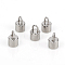 Non-Tarnish 304 Stainless Steel Charms, Padlock Charms, Stainless Steel Color, 12.5x7.8mm, Hole: 4.6x3.3mm
