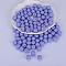 Round Silicone Focal Beads, Lilac, 15mm, Hole: 2mm