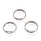 Non-Tarnish 201 Stainless Steel Bead Frames, Ring, Stainless Steel Color, 14x3mm, 12mm inner diameter, Hole: 1mm