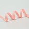 Luminous Polyester Cord Shoelace, Glow in the Dark Flat Shoe Lace, Salmon, 8mm, 1.2m/strand