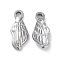 Non-Tarnish 304 Stainless Steel Pendants, Conch Charm, Stainless Steel Color, 18x7.5x3mm, Hole: 1.8mm