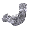 CHGCRAFT 110 Yards Silver Reflective Piping Fabric Strip 1/4 inch Reflective Cotton Ribbons Clothing Sewing Trim for Clothing Fabric Strip Edging Braid Trim Sew