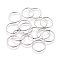 Brass Linking Rings, Ring, Platinum, 15x0.9mm, Hole: 13.3mm