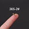 316L Surgical Stainless Steel Micro Pave Clear Cubic Zirconia Cartilage Earrings, Golden, Flat Round, 6mm, Pin: 0.8mm