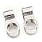 Non-Tarnish 304 Stainless Steel Ball Chain Connectors, Stainless Steel Color, 28x14mm, Hole: 10mm, Fit for 10mm ball chain