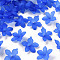Frosted Acrylic Bead Caps, 20x21.5x4.5mm, Hole: 1.6mm, about 1630pcs/500g