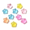 Transparent Resin Decoden Cabochons with Glitter Powder, Mixed Color, Star, 11.5x11.5x5.5mm