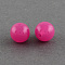 Imitation Jelly Acrylic Beads, Round, Medium Violet Red, 8mm, Hole: 1.5mm, about 1700pcs/500g