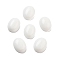 Natural White Jade Cabochons, Oval, 16x12x5mm