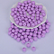 Round Silicone Focal Beads, Lavender, 15mm, Hole: 2mm