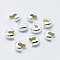 925 Sterling Silver Crimp Bead Cover, Silver, 3mm, about 196pcs/10g